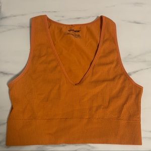 Garage Orange Seamless Plunge Tank